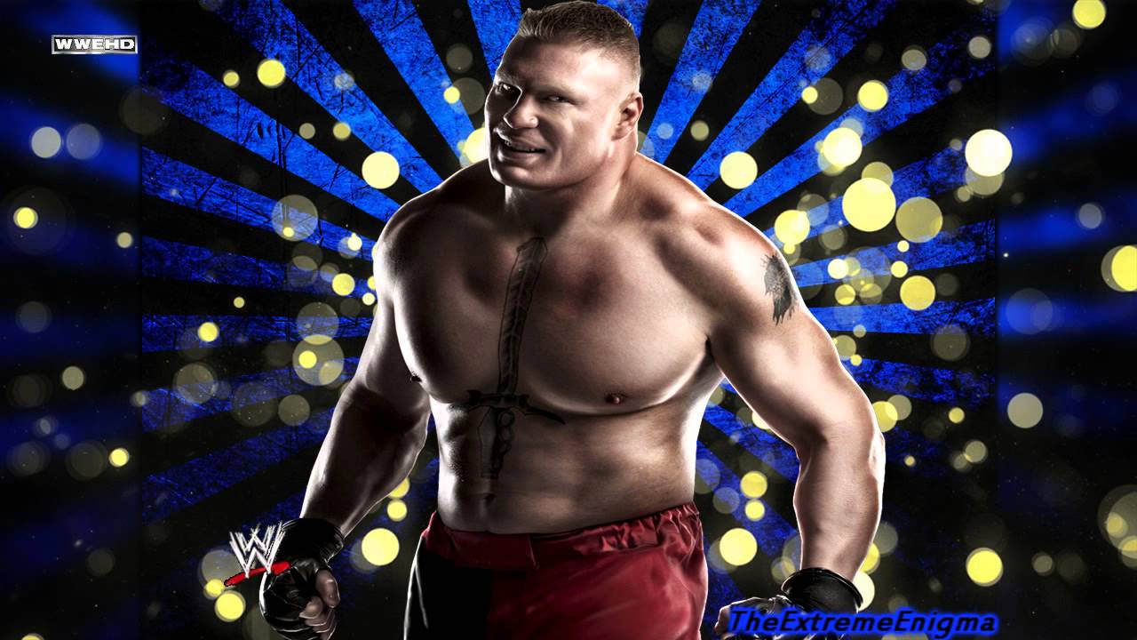 Brock Lesnar 1st WWE Theme Song "Enforcer" background