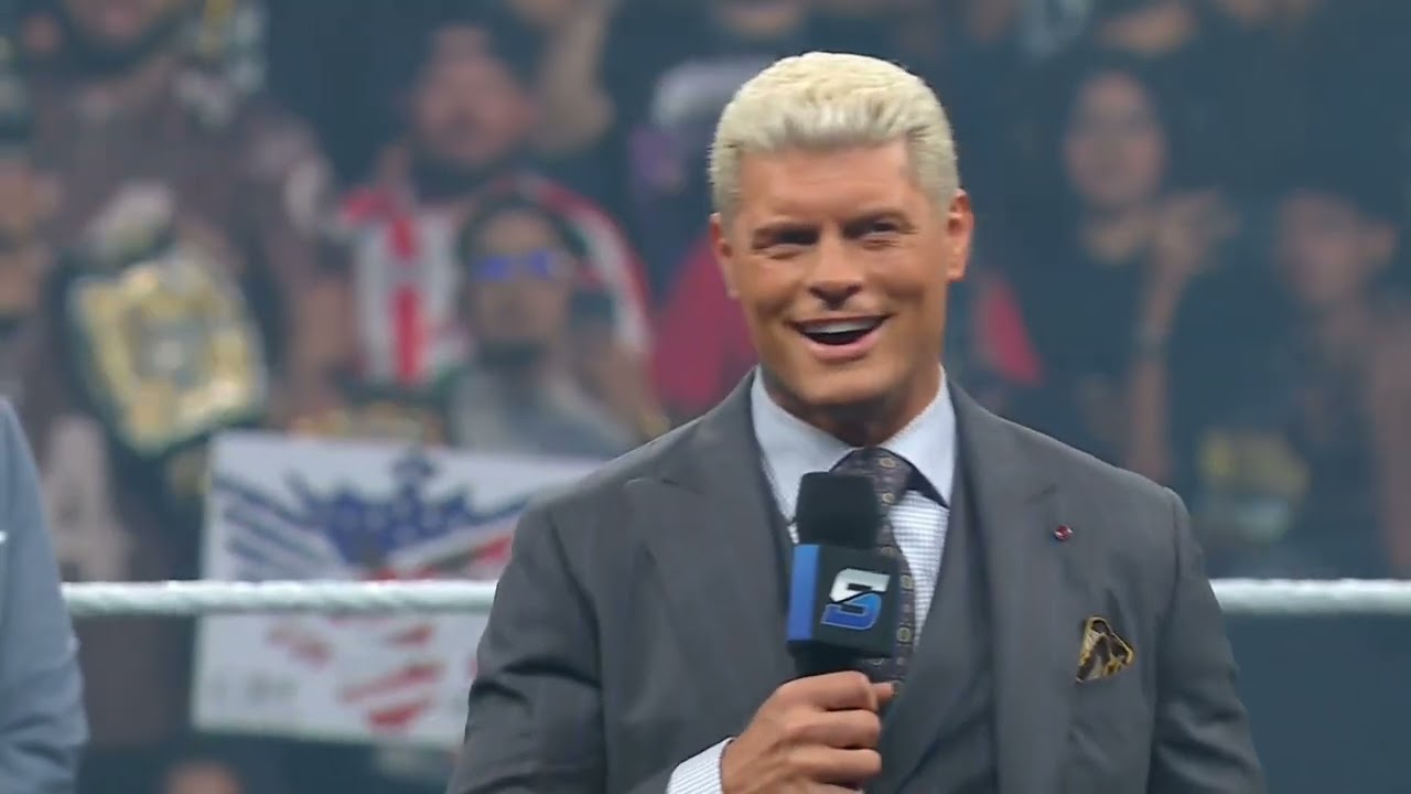 WWE SMACKDOWN CODY RHODES ENTRANCE 07/18/25 backdrop