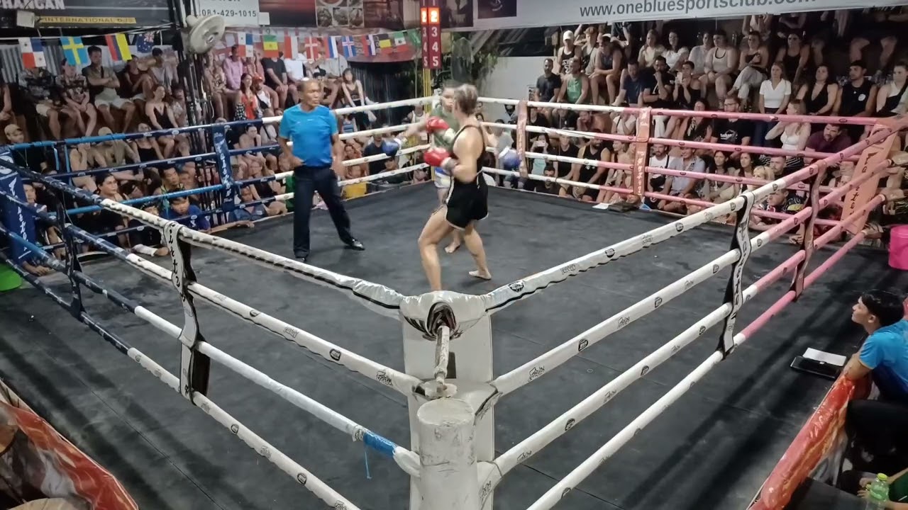 MuayThai KohPhangan I Anna Rose JomhodMuayThai vs Sawdonsak SuratMuayThai - 20 February 2024 backdrop