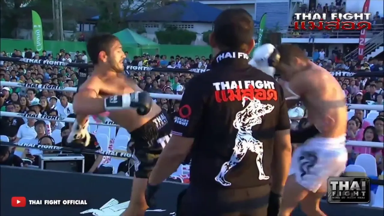 King's Cup Semi-Final Bout: Amir Naseri (TigerMuayThai) vs Jorge GarciaAmir vs Jorge highlight background
