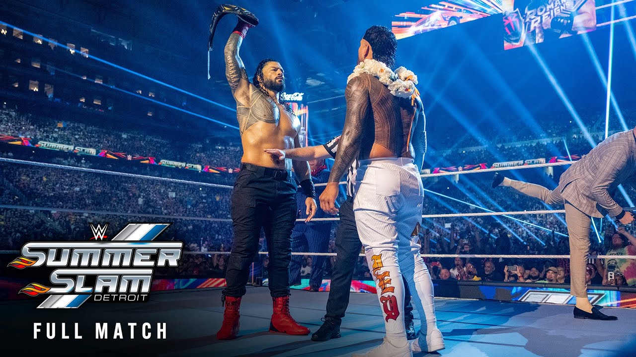 FULL MATCH: Roman Reigns vs. Jey Uso | Undisputed WWE Universal Championship: SummerSlam 2023 backdrop