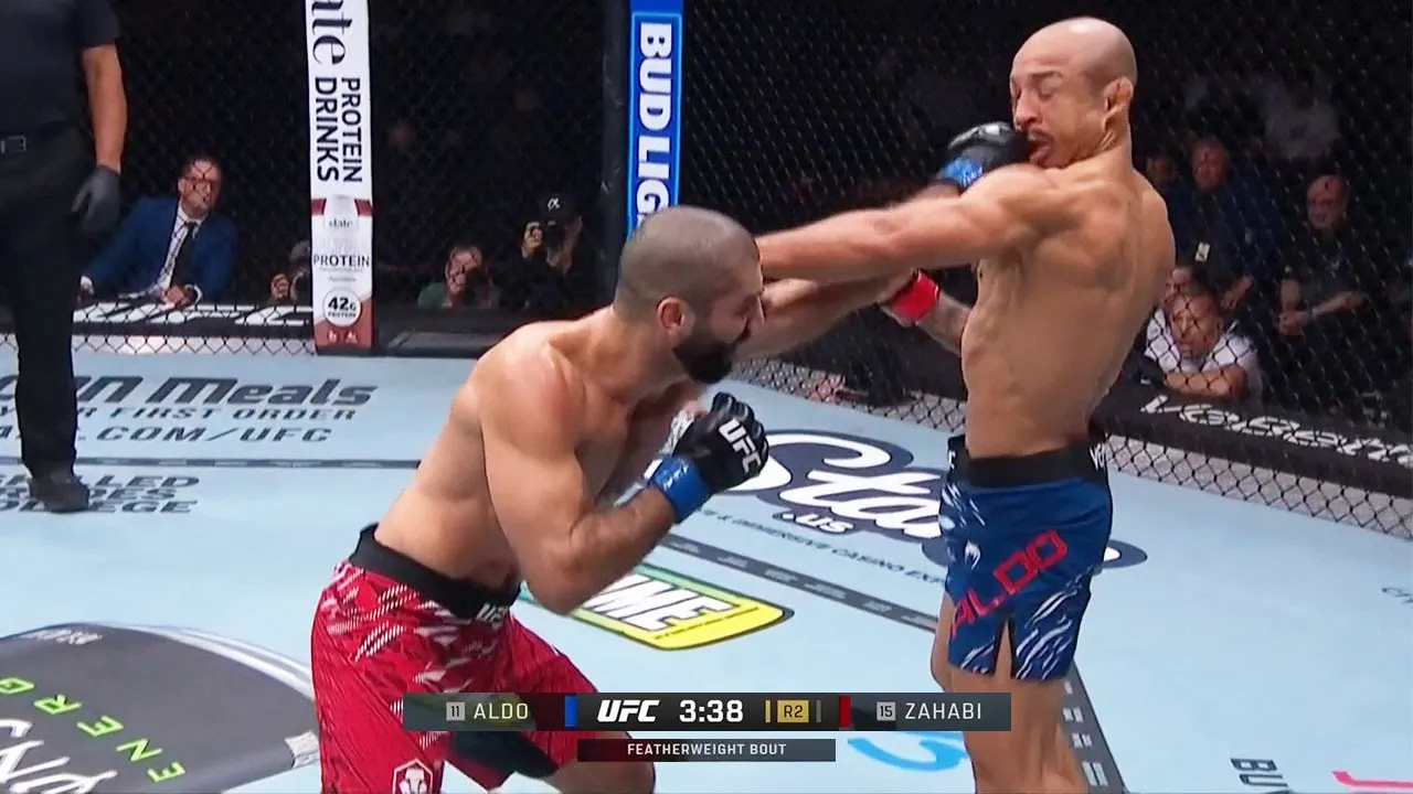 Jose Aldo vs Aiemann Zahabi Full Fight Recap UFC 315 backdrop