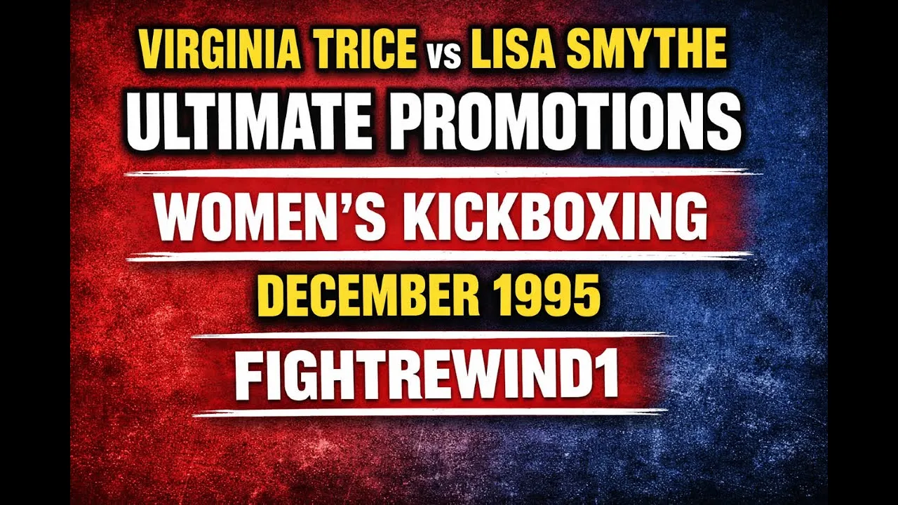 Virginia Trice vs Lisa Smythe – Ultimate Promotions | December 1995