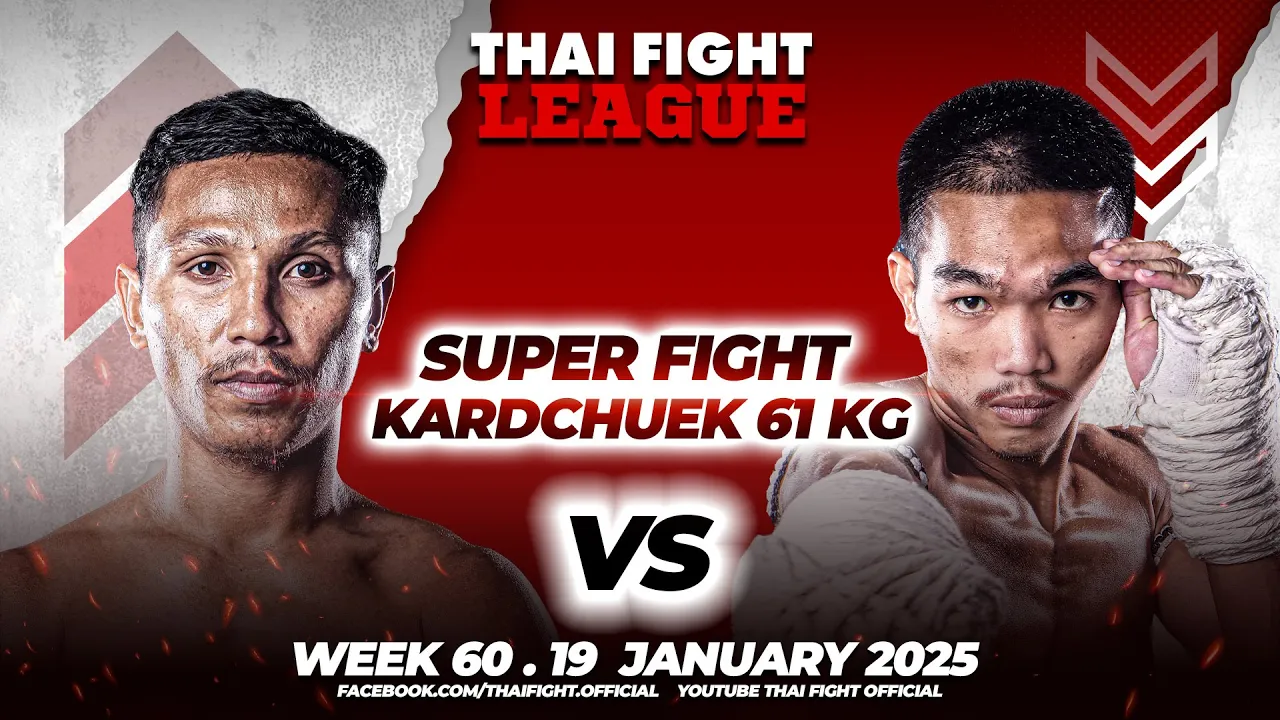 Super Black VS Jomphon Sor. Klinmee | SUPER FIGHT KARD CHUEK | THAI FIGHT LEAGUE #60 backdrop