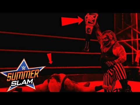 The Fiend Winning Universal Championship at WWE SummerSlam 2020 ? WWE SummerSlam 2020 Highlights! background
