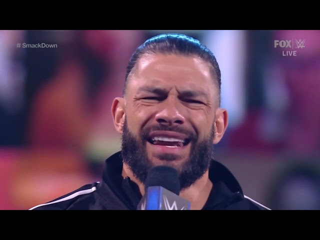 The Bloodline (Roman Reigns & The Usos) are together again (Full Segment) backdrop
