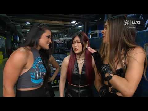 #WWE ~ Damage CTRL & Lyra Valkyria Backstage: RAW 7/1/24 background