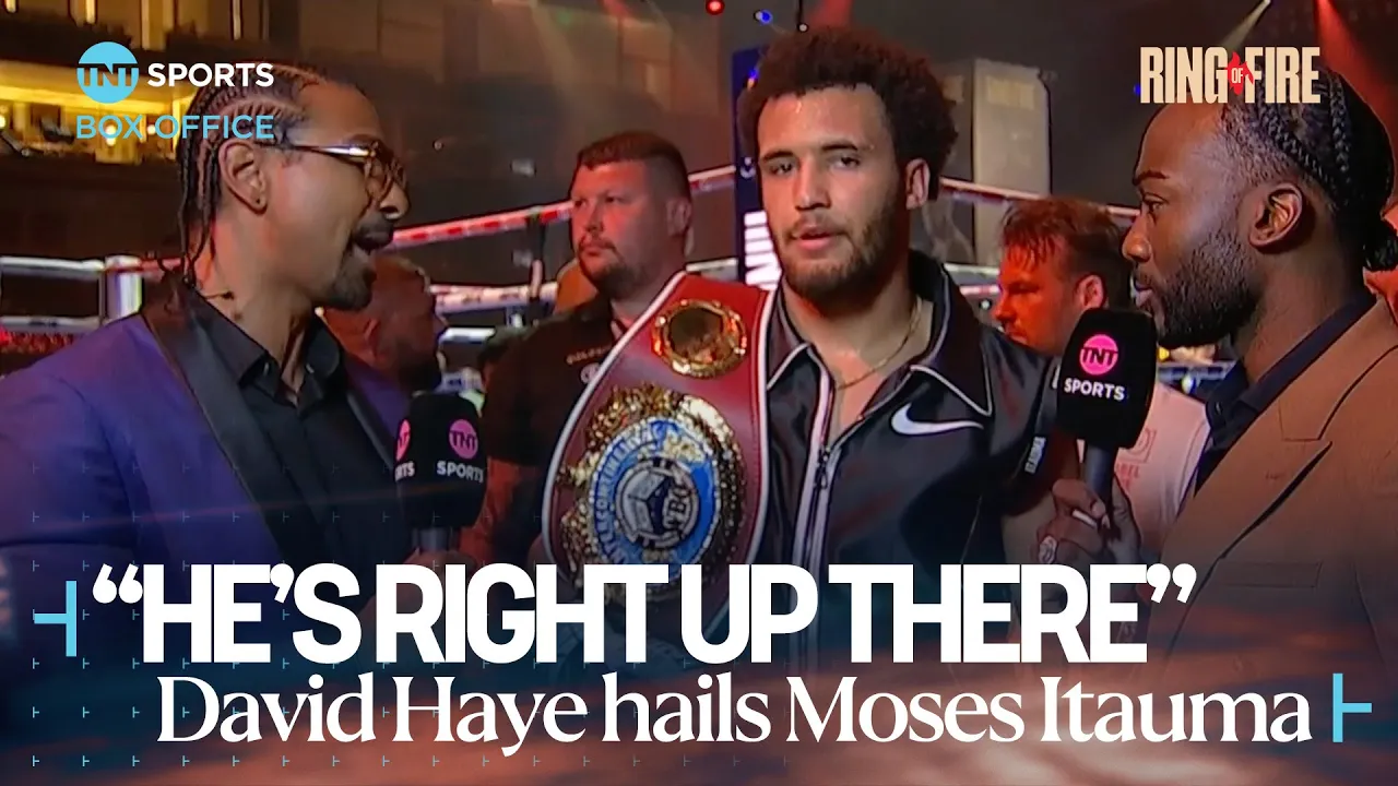 "FUTURE WORLD CHAMPION" 🏆 - David Haye praises ‘Britain’s Mike Tyson’ Moses Itauma #FuryUsyk 🇸🇦