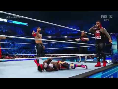 The Usos and Sami Zayn Vs New Day and Braun Strowman, WWE SmackDown, October 07 2022