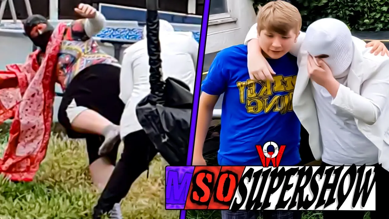 Mikey Young defends Brad Parker against Bosaga!: MSO Supershow 35 background