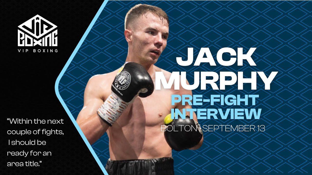 WITHIN THE NEXT COUPLE OF FIGHTS I SHOULD BE READY FOR AN AREA TITLE | Jack Murphy | Interview background