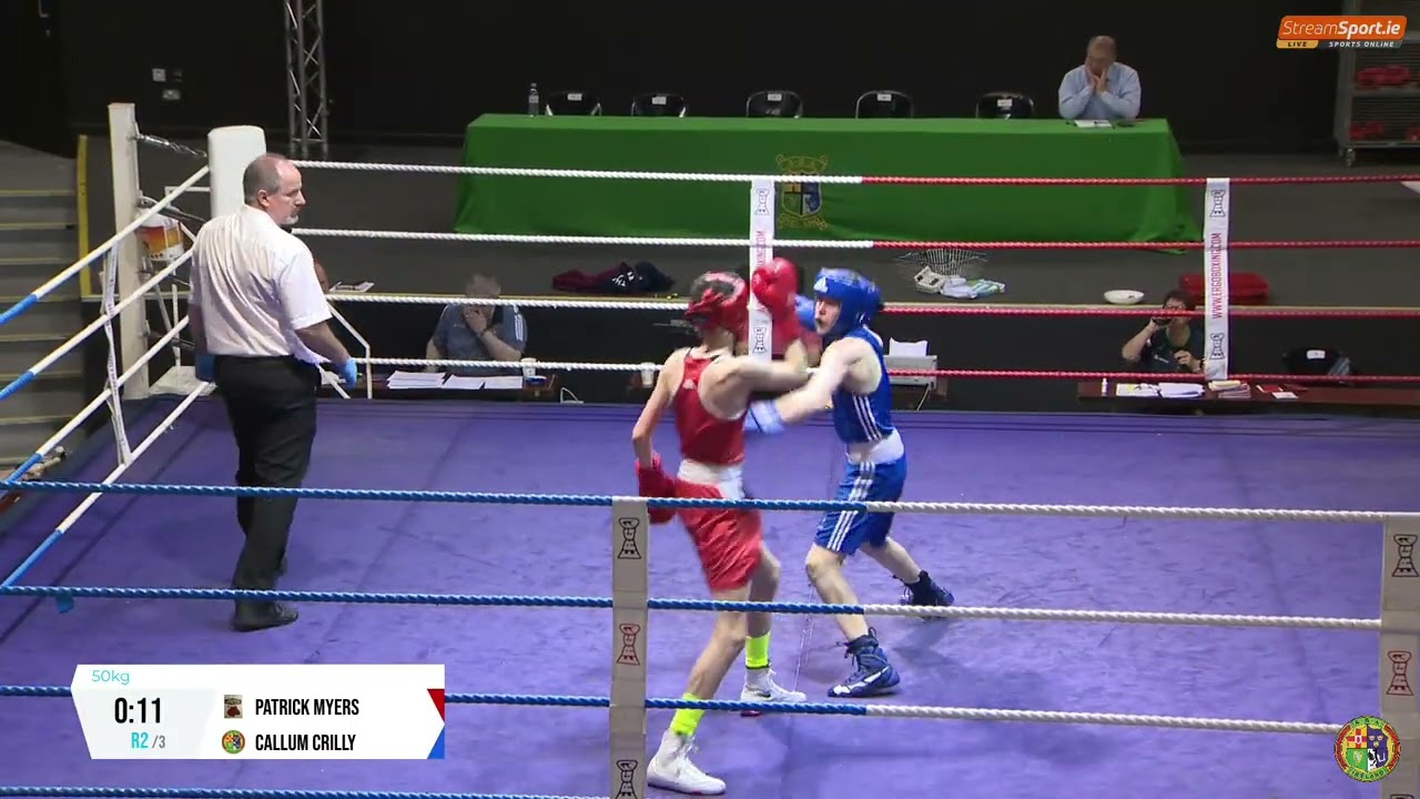 2024 National Senior Cadet Championship: 50kg Patrick Myers (Spartaus) v Callum Crilly (St Bronaghs)