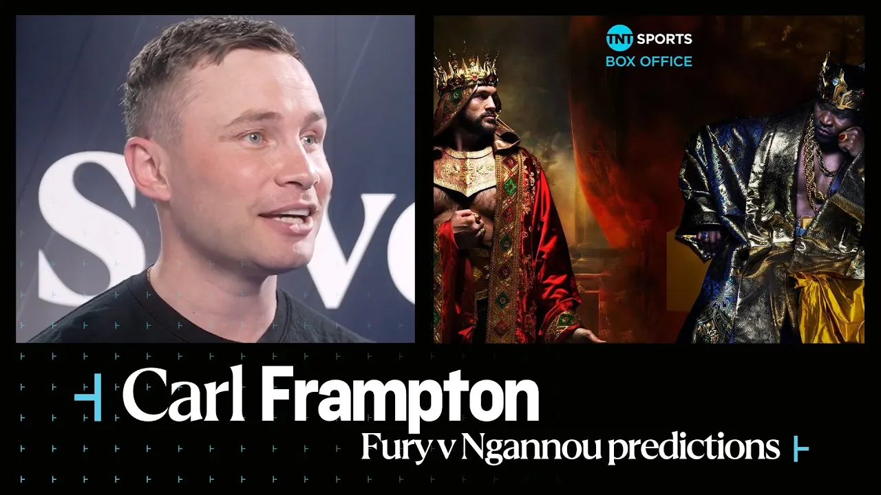 "He can't win this" Carl Frampton gives BOLD Tyson Fury v Francis Ngannou predictions #FuryNgannou background