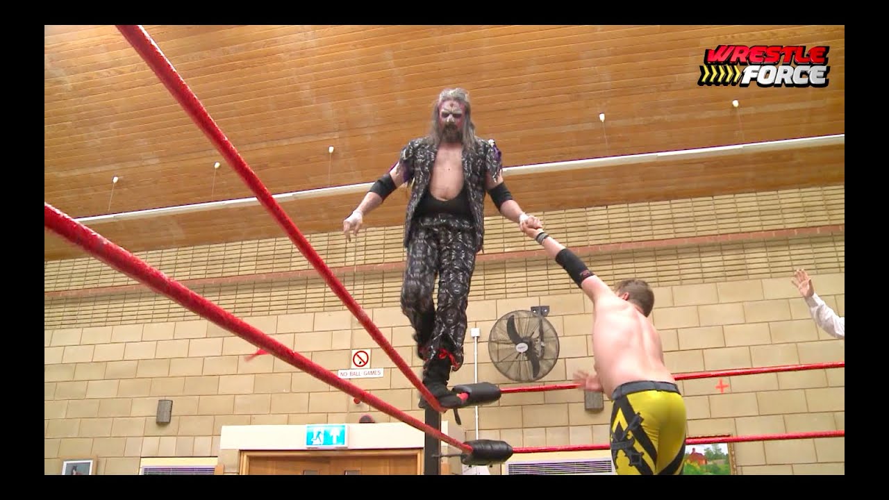 Harry Sefton vs Voodoo WRESTLEFORCE Live in Tadley 30.04.22 background
