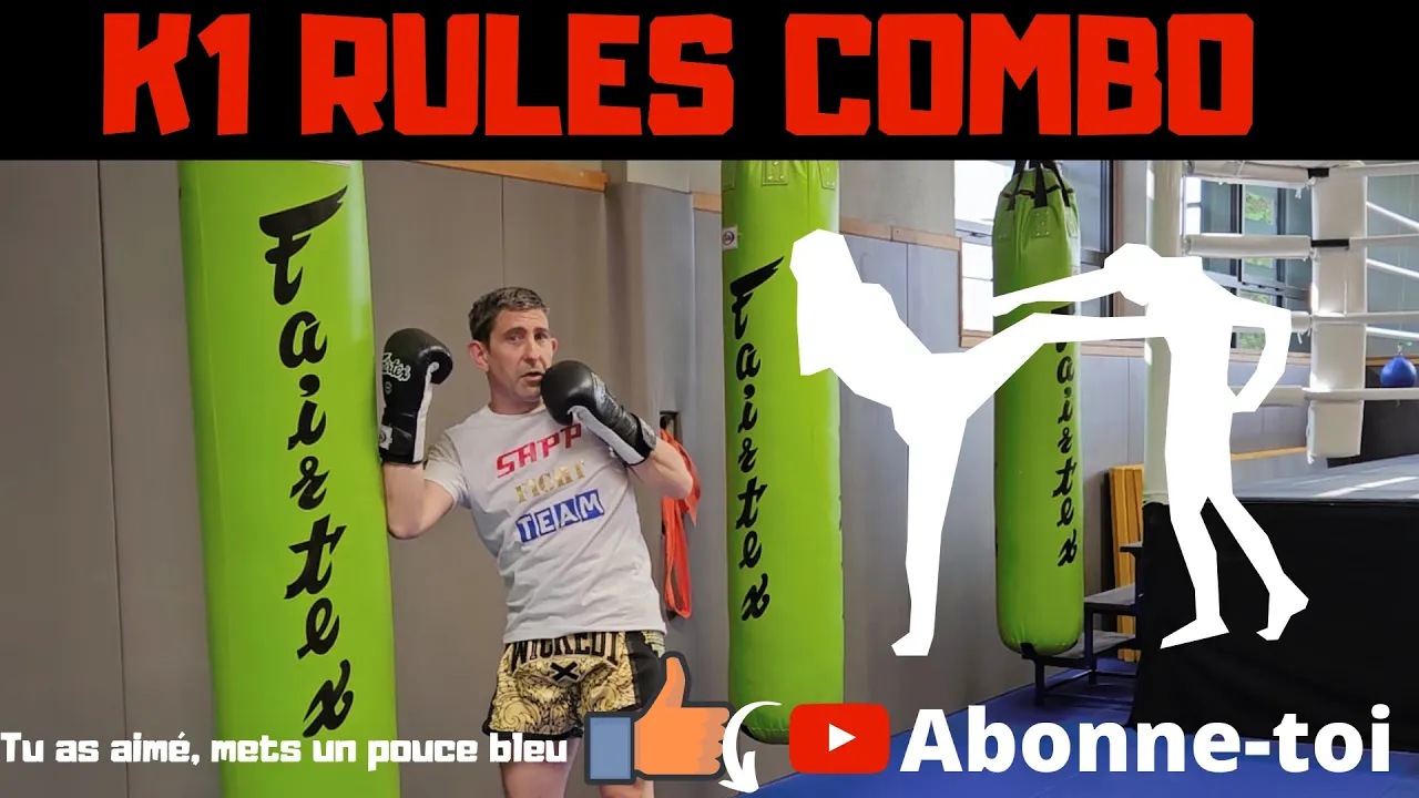 ЁЯСК KIKCBOXING 1 RULES Combo redoutable de K1 avec D├йcalage