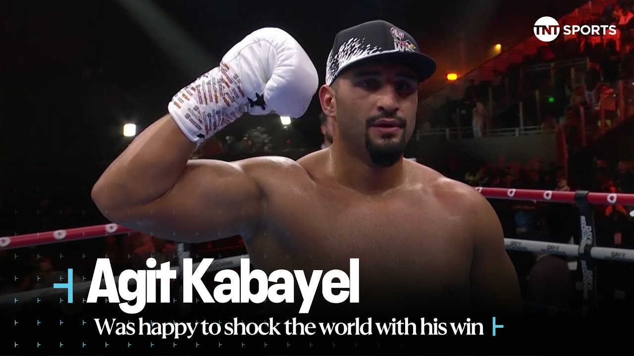 "I SHOCK THE WORLD MAYBE, HUH?" | Agit Kabayel on his STATEMENT WIN over Arslanbek Makhmudov! 🥊 background