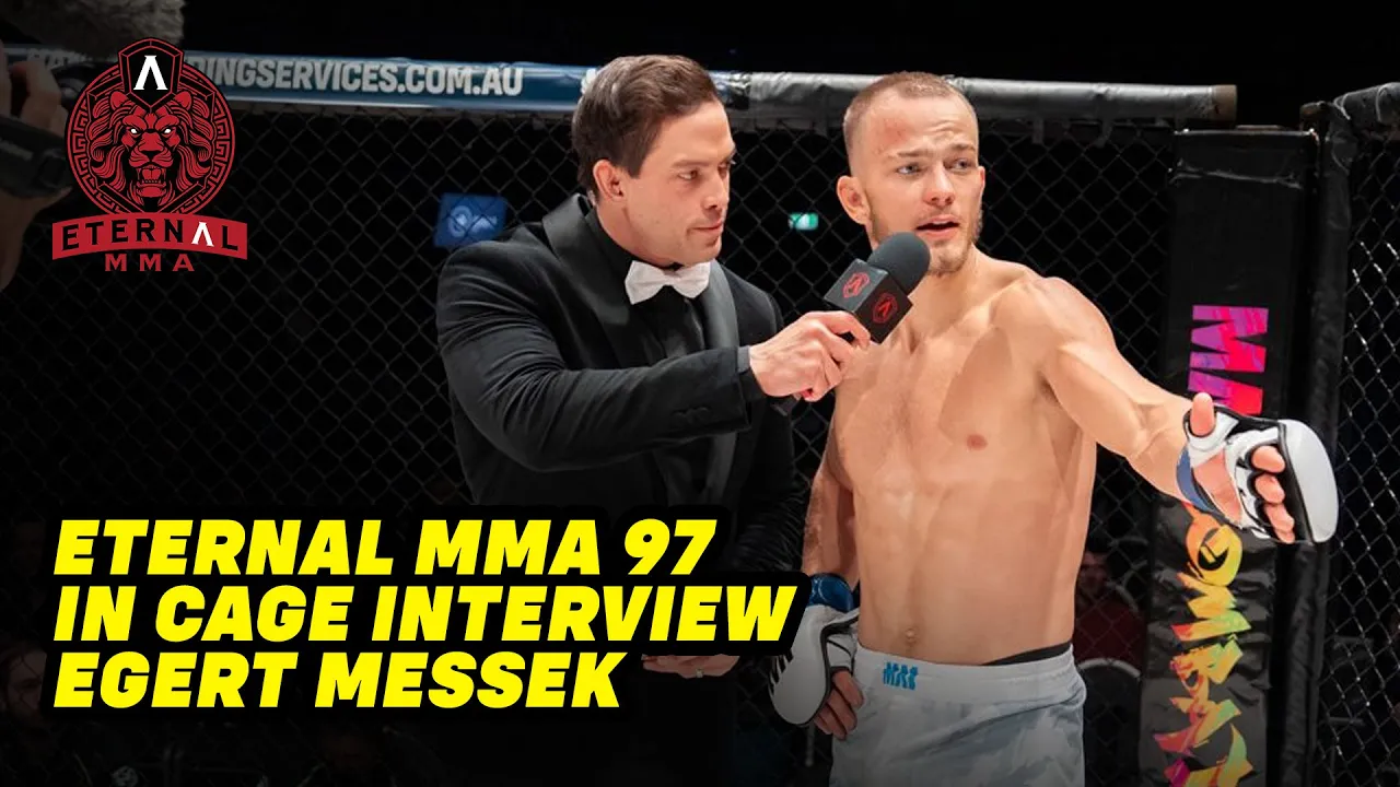 Eternal MMA 97: Egert Messek: In Cage Interview background