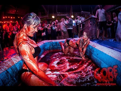 Gore Noir Magazine Blood Wrestling backdrop