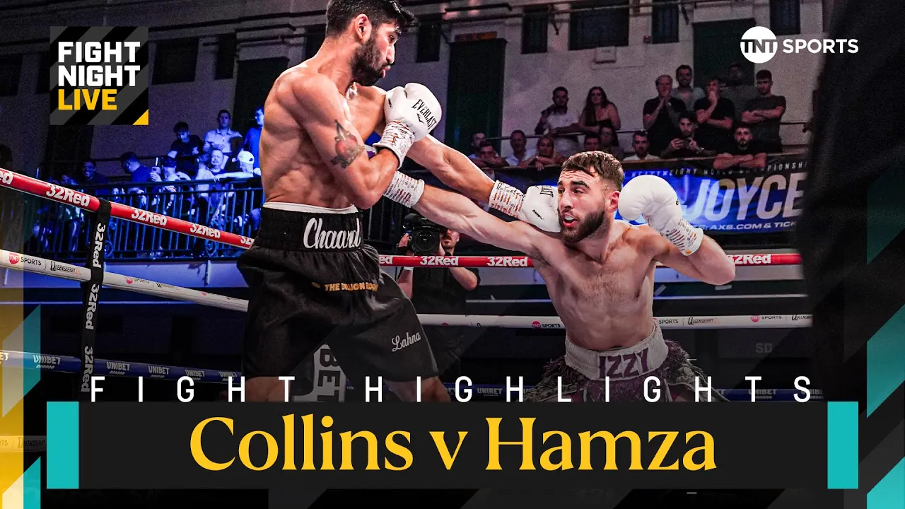 ONE PUNCH POWER 💥 Nathaniel Collins v Raza Hamza | TNT Sports Boxing Highlights background