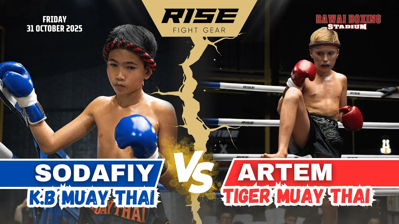 🇷🇺 Russia vs Thailand 🇹🇭 | MUAY THAI FIGHT ARTEM (Tiger Muay Thai) vs SODAFIY (K.B. Muay Thai)