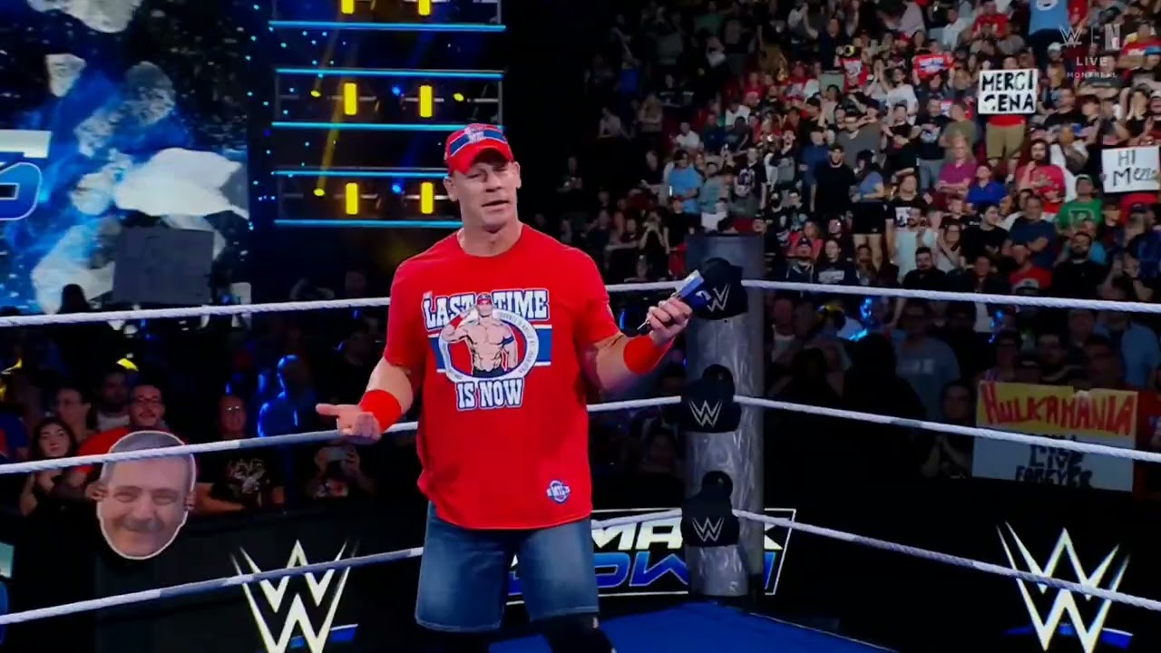 WWE SMACKDOWN JOHN CENA ENTRANCE 08/08/25