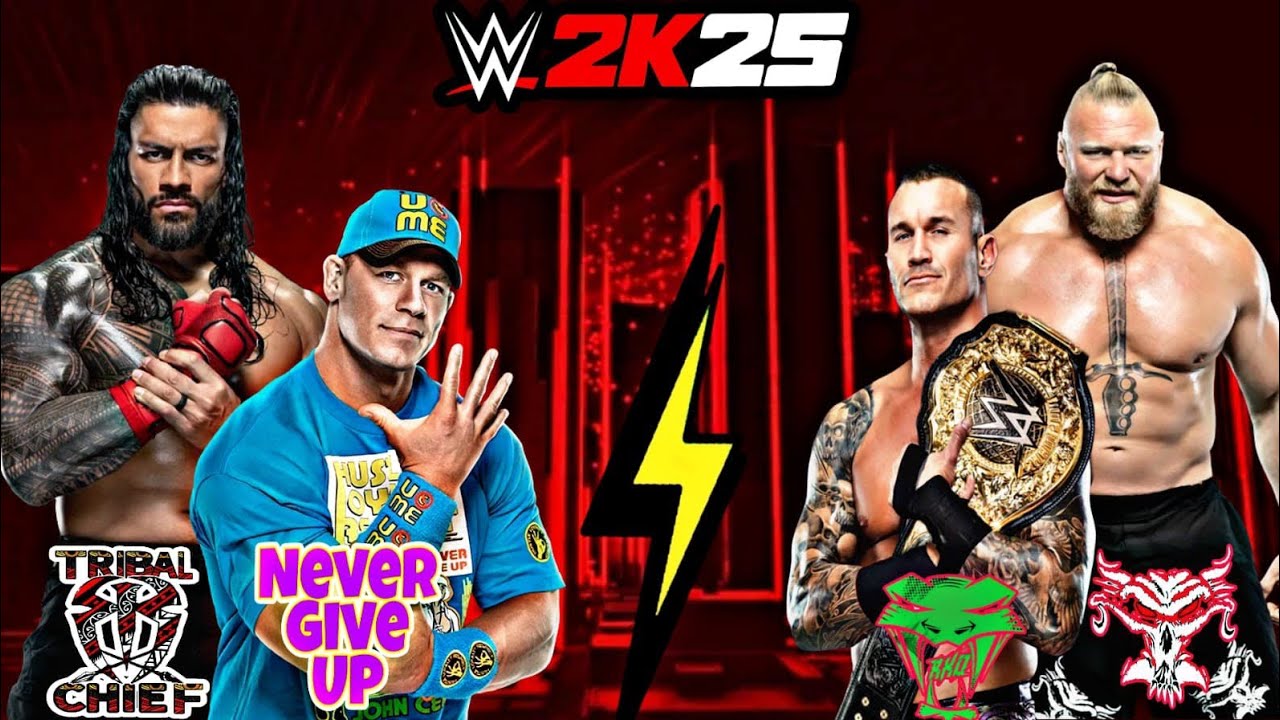 Wwe John Cena,Roman Reigns Vs Randy Orton, Brock Lesnar-Gyan YT