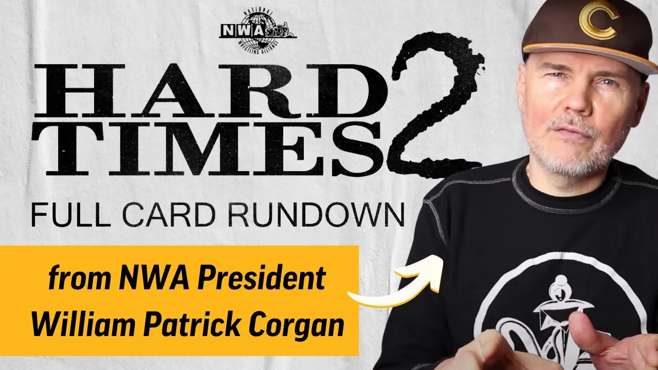 NWA Hard Times 2 - Full Card Rundown background