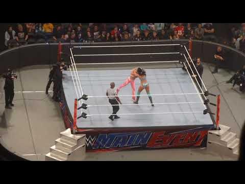 Dana Brooke vs Indi Hartwell at WWE Main Event background