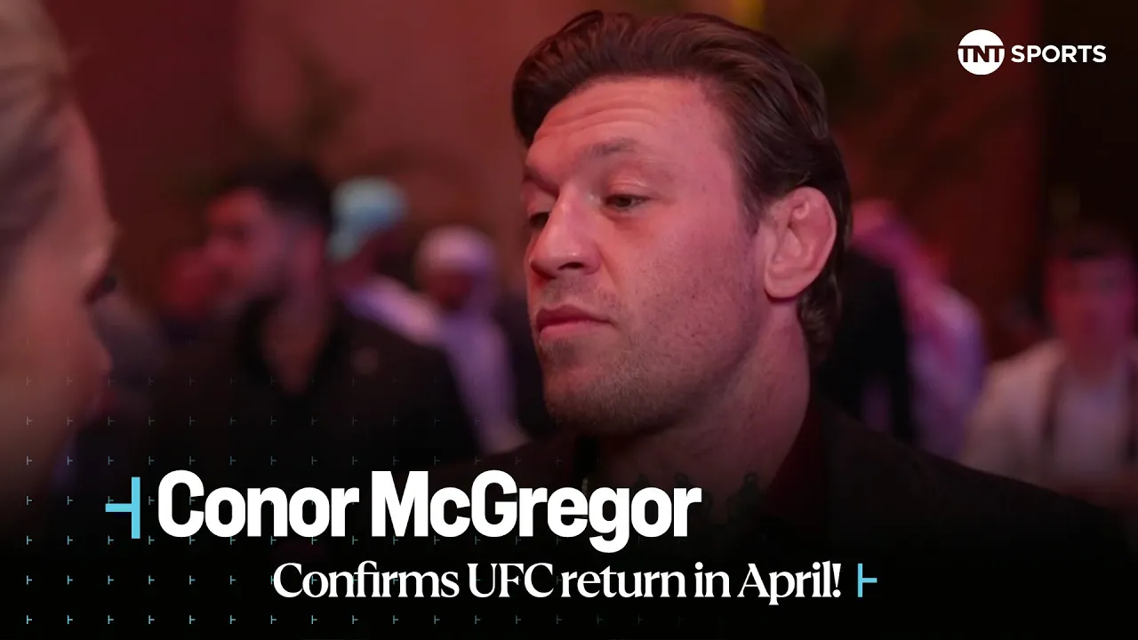 π₯ Conor McGregor CONFIRMS UFC return for April during #FuryNgannou showdown! πΈπ¦