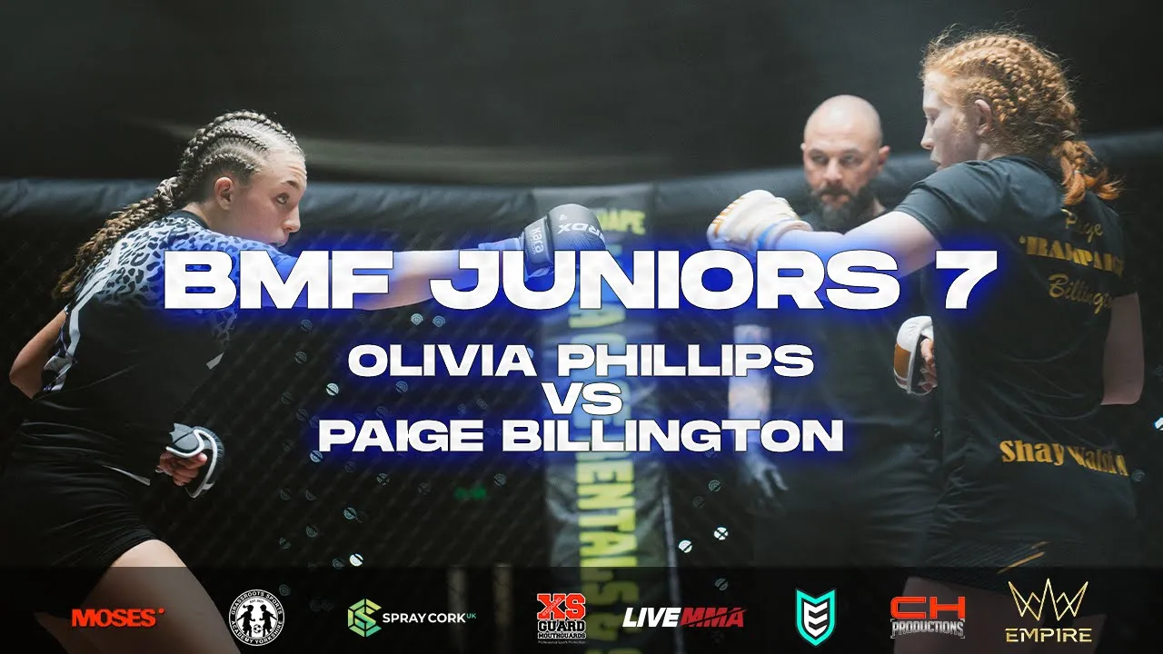 BMF Juniors 7 | Olivia Phillips vs Paige Billington | Junior MMA