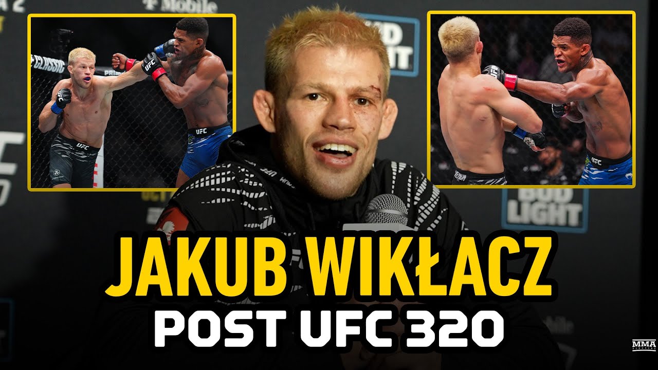 Jakub Wikłacz Reacts To Win Over Patchy Mix At UFC 320: 'I Was Confident I Won First Two Rounds'