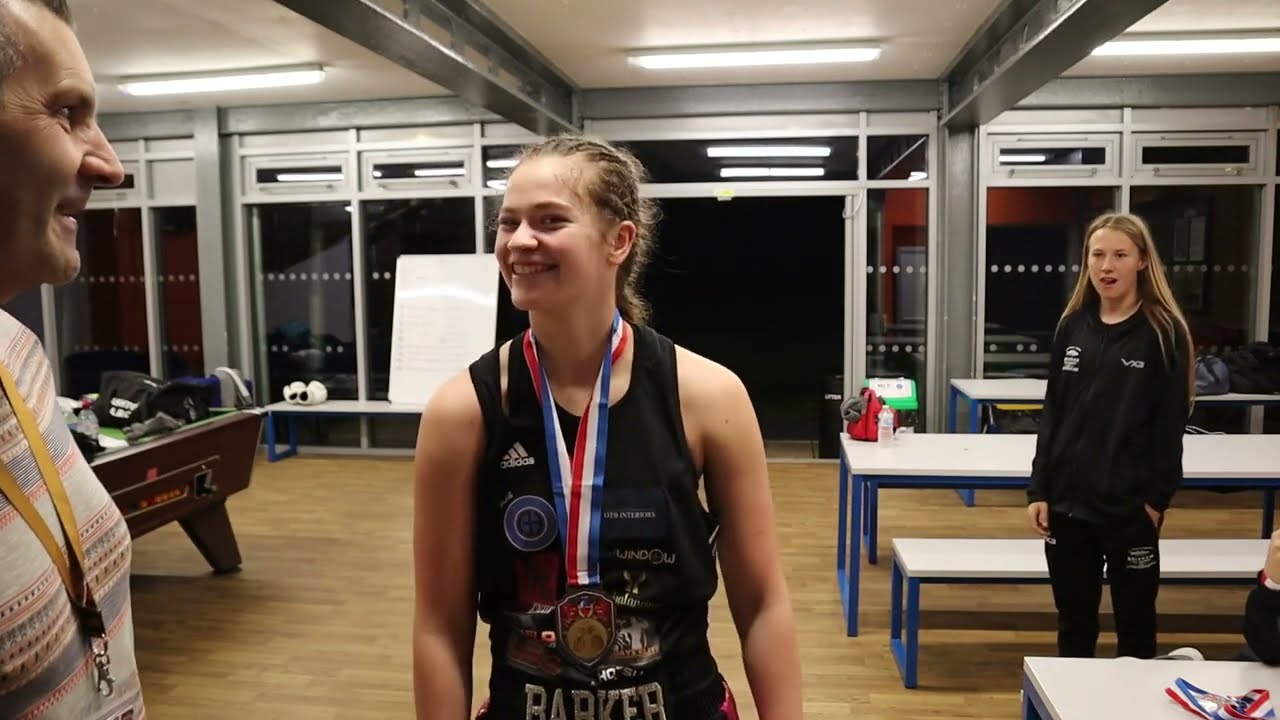 Teenage female boxing sensation Amelia Barker! background