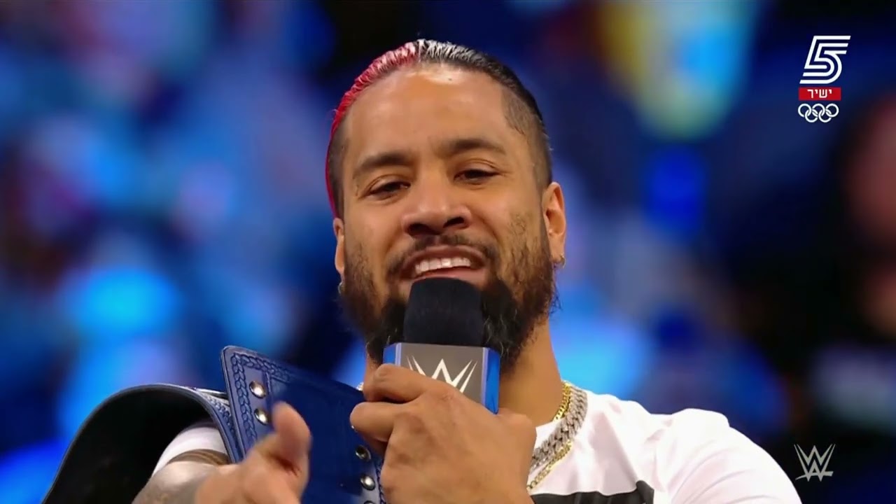 The Usos in all chaos with his Challengers (Full Segment) background