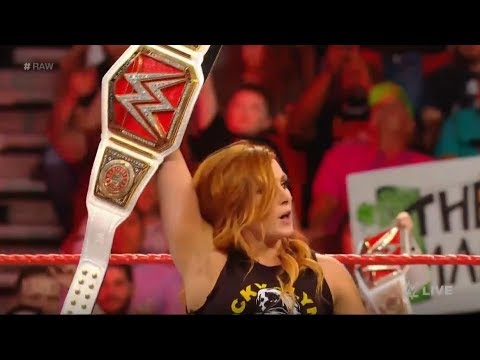 Charlotte vs Lacey Evans + Becky lynch Attacks Lacey Raw 6/3/2019 HD background