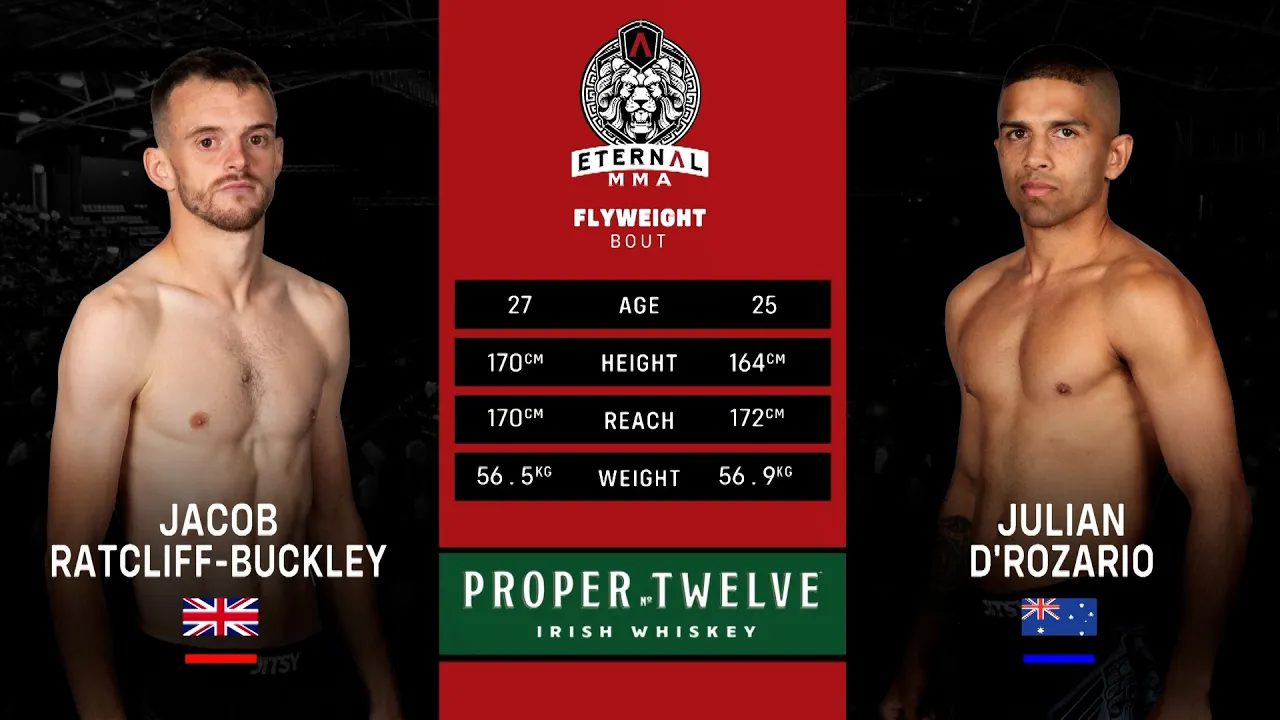 Eternal MMA 89: Jacob Ratcliff Buckley VS Julian D'Rozario | FULL FIGHT