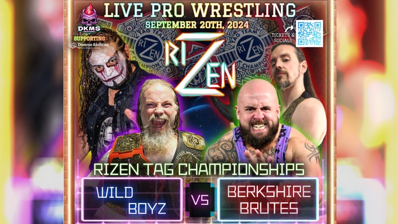 RIZEN Pro Wrestling 6! Tag Team Championship Match, WILD BOYz VS Berkshire Brutes