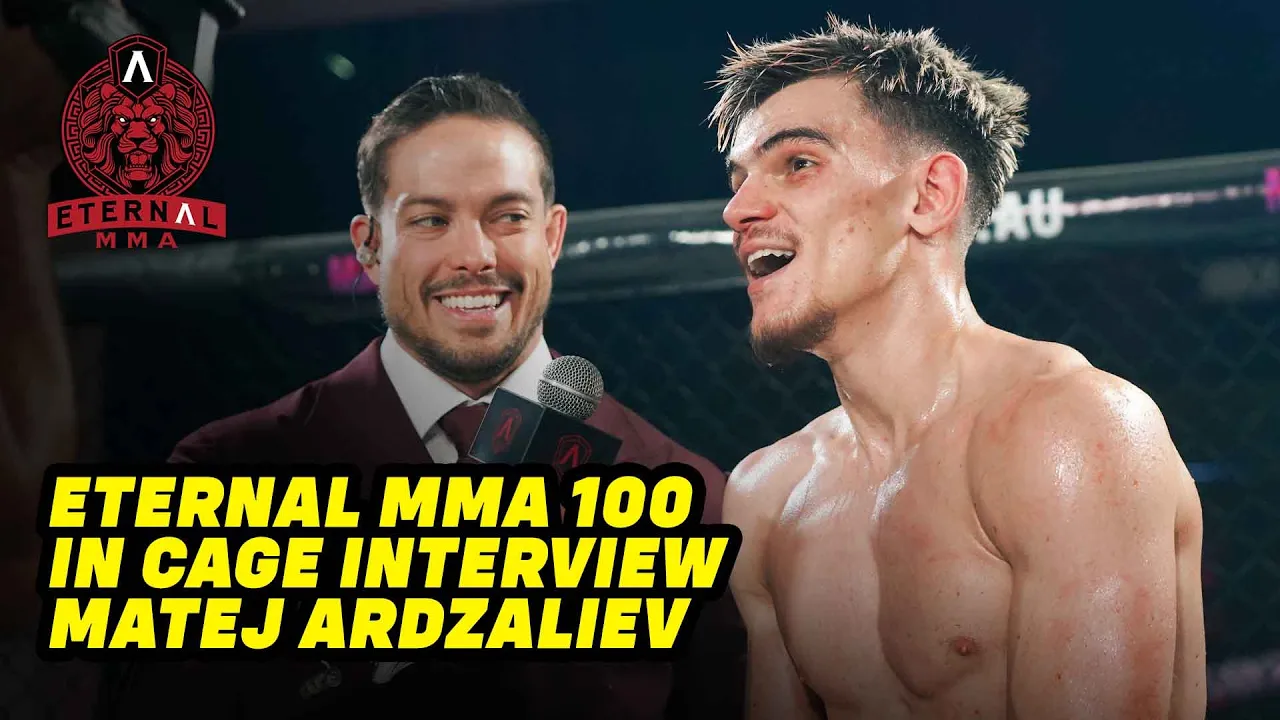 Eternal MMA 100: In Cage Interview: Matej Ardzaliev