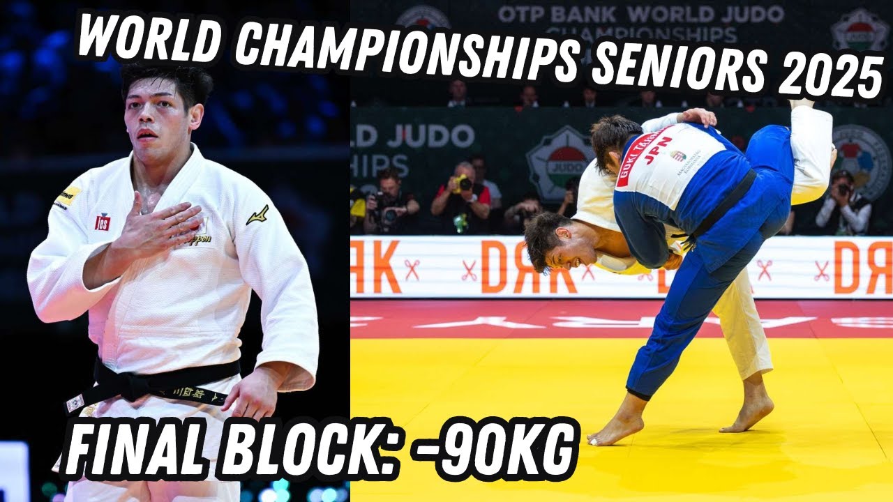 Final Block -90Kg World Championships 2025 Hungary backdrop