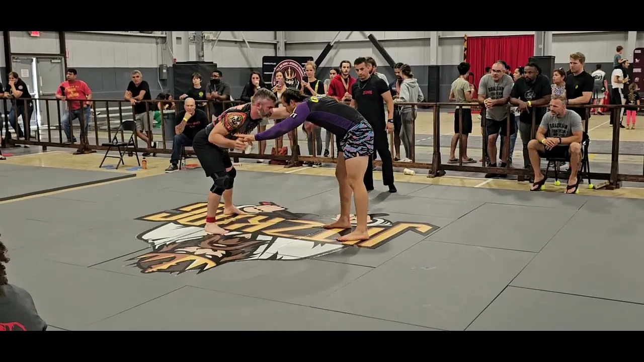Heavy Weight BJJ No Gi Match With Wrestling Rules? background