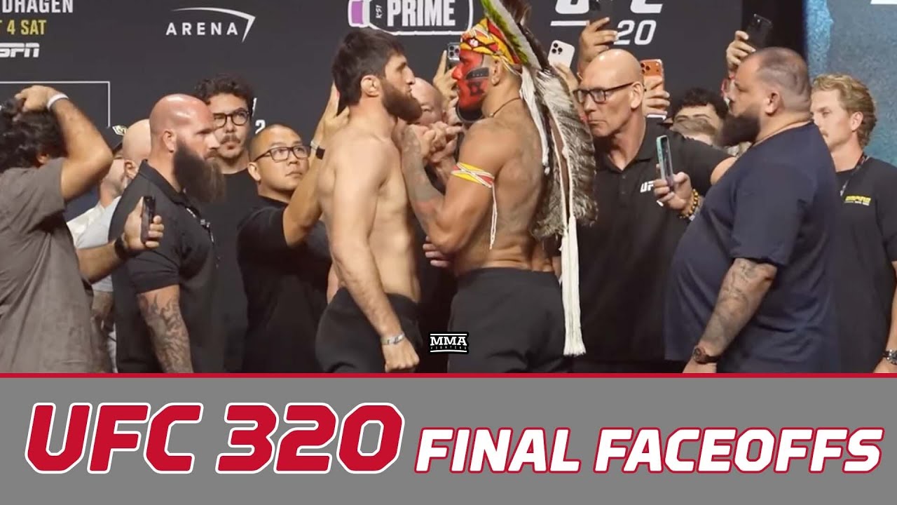 UFC 320: Ankalaev vs. Pereira 2 Final Faceoffs | MMA Fighting