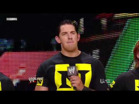 WWE RAW 07/12/10 - John Cena and The Nexus Segment background