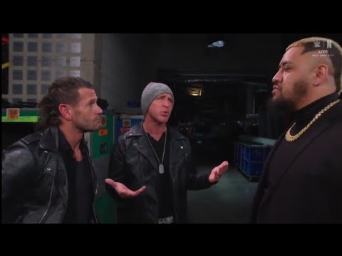 Solo Sikoa & Motor city Machine Gunz backstage segment _WWE Smackdown 31 October 2025