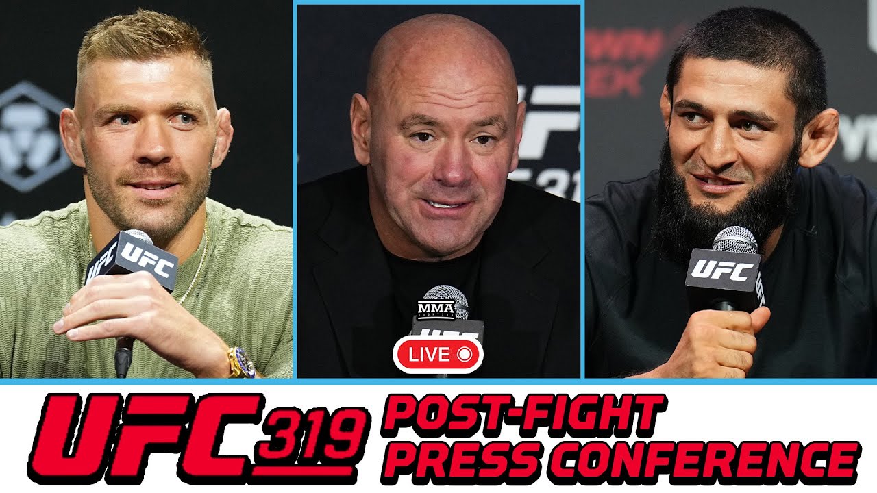 UFC 319: Du Plessis vs. Chimaev Post-Fight Press Conference Live Stream | MMA Fighting