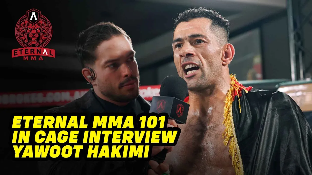 Eternal MMA 101: In Cage Interview Yaqoot: Hakimi