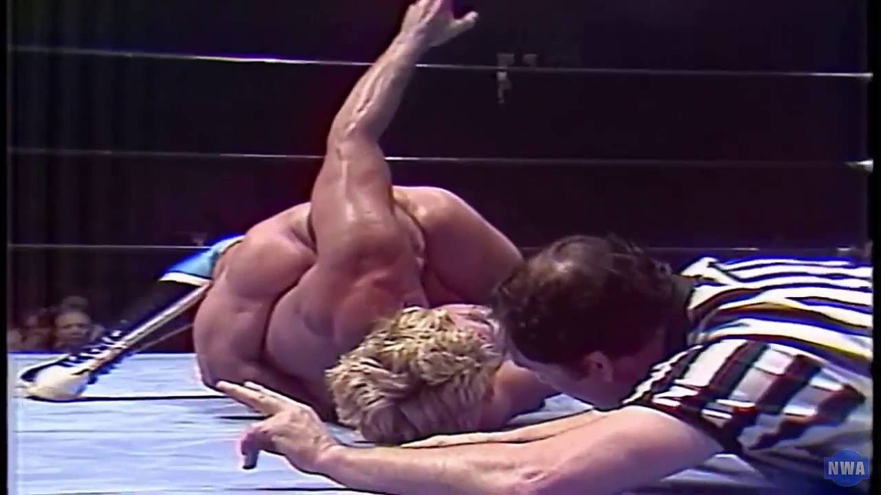 Vintage Wrestling - Various punishing holds background