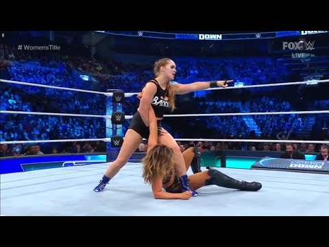 Ronda Rousey's Open Challenge for SmackDown Woman's championship, OMG 😱🔥| #wwe SmackDown highlight