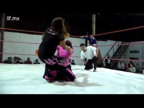 Baby Love, Sirenia & Angelica vs Poly Star, Chacala & Hija Karonte [Arena Femenil, Mexico] -15/4/16