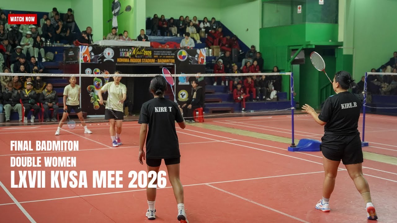 FINAL | WOMEN’S DOUBLES | T.KHEL 🆚 D.KHEL | LXVII KVSA MEET 2026.