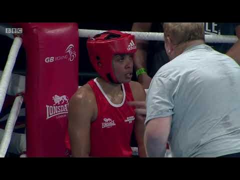 Omarah Taylor (GB) Vs. Laura Stevens (Eng) 69kg GB Championships 2018 background