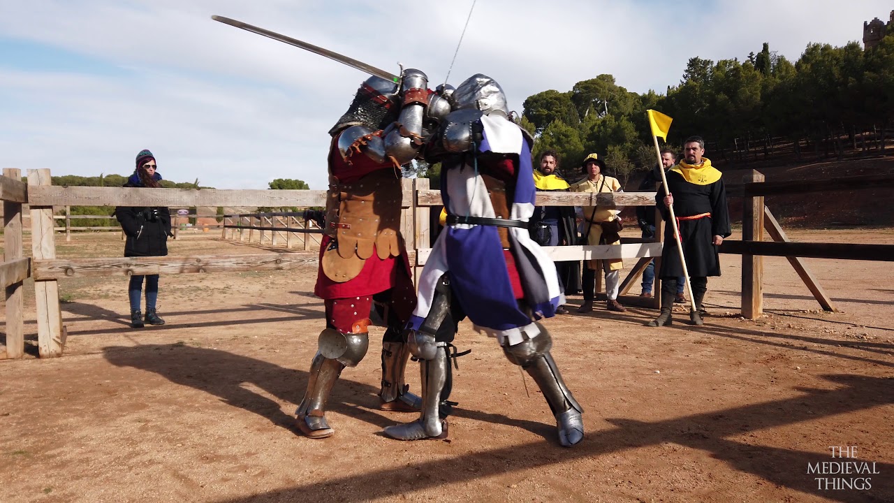 Medieval combat Long Sword duel cathegory Ursus Custodes Vs Sala Carranza background